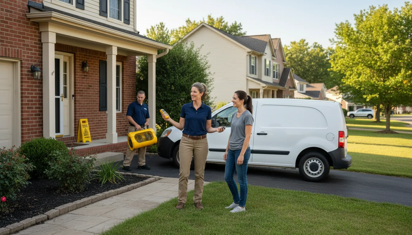 Water restoration image for Emergency Water Extraction & Cleanup in Coalton, OH